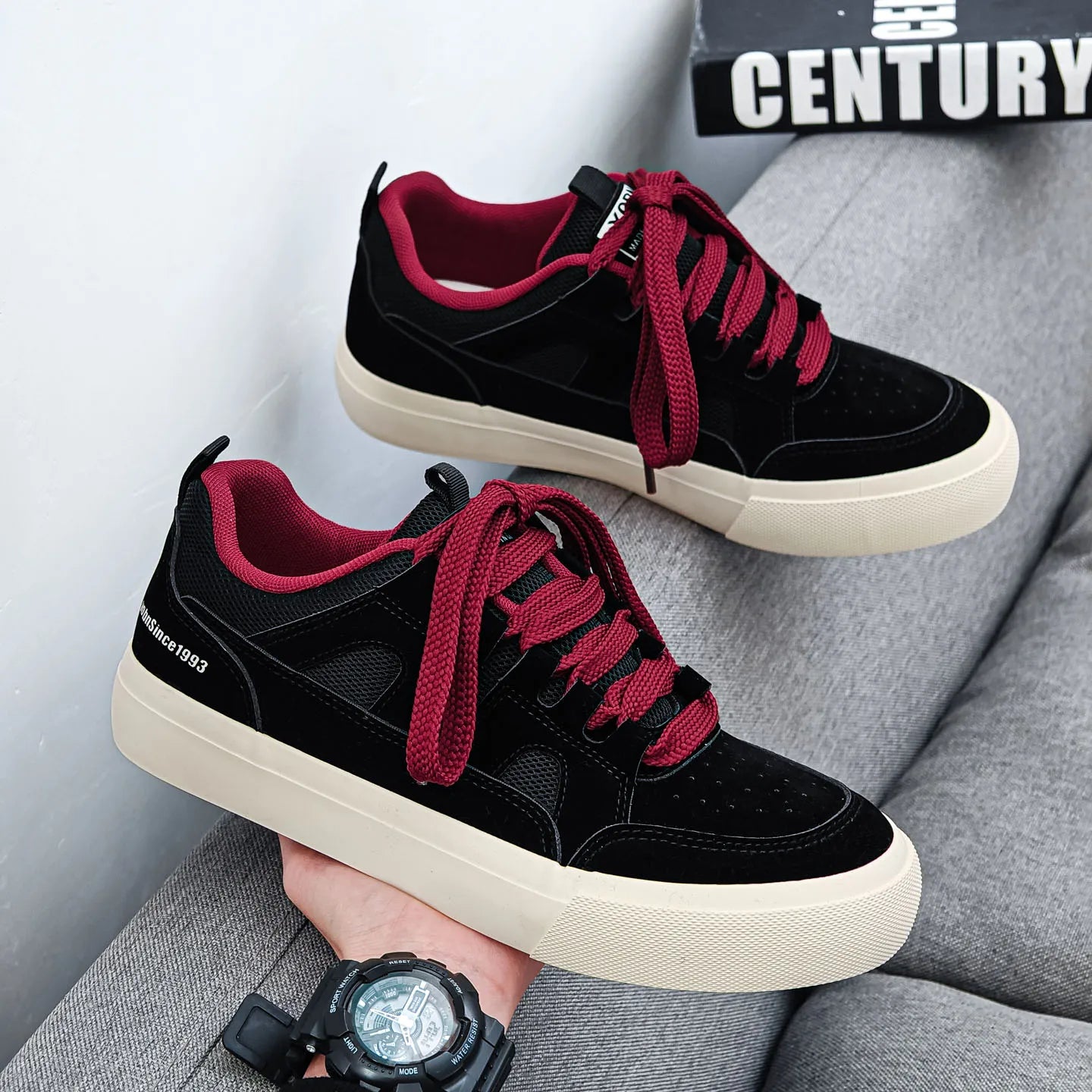 Casual Canvas Shoes for Men Lightweight Anti-Slip Increased Height Spring Summer New Style Youth Sports Shoes Versatile Flat ...
