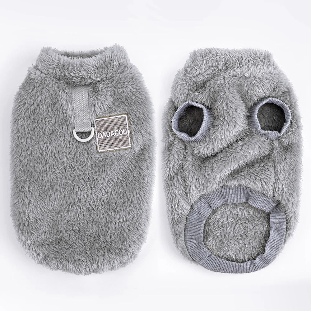 Warm Fur Dog Clothes 2026 Puppy Dogs Winter  Clothes Pet Clothing Soft Fleece Small Dogs Outfit Sweater Jacket Coat Chihuahua Yorkie