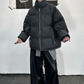 Winter Clothing - High-end Thick PU Leather Multi-purpose Loose and Warm Cotton Coat