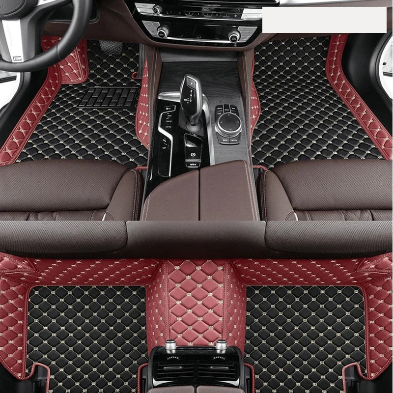 Car Floor Mat For Kia Ceed Jd 2014 2015 2016 2017 2018 2019 2020 Man Non-Slip Luxury Woman Foot Pad Auto Interior Rugs Accessory