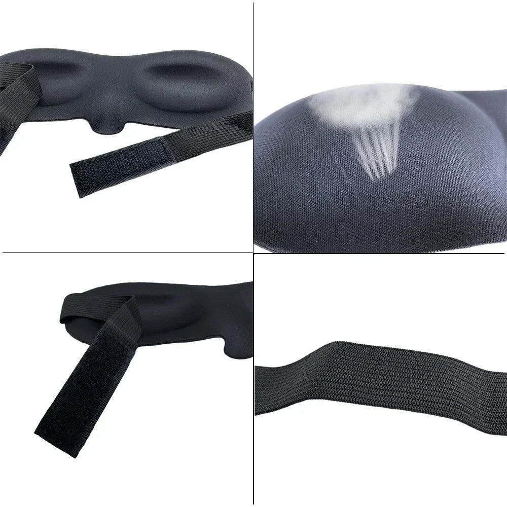3D Sleep Mask Natural Sleeping Eye Masks Eyeshade Cover Shade Eyes Pad Women Men Soft Portable Blindfold Travel Office Eyepatch