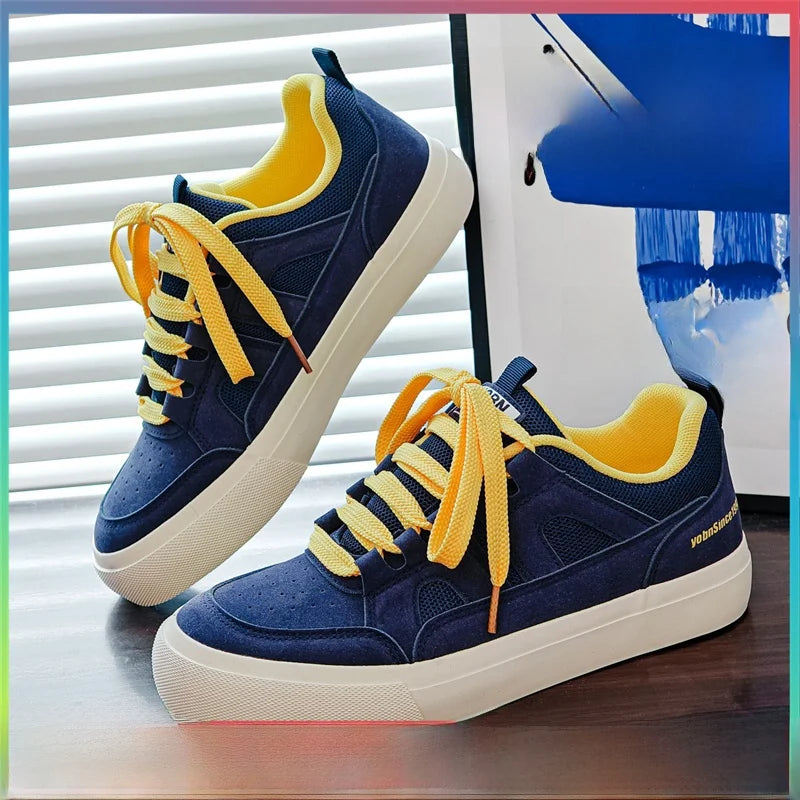 Casual Canvas Shoes for Men Lightweight Anti-Slip Increased Height Spring Summer New Style Youth Sports Shoes Versatile Flat ...