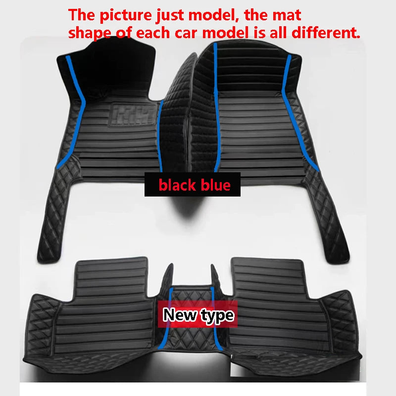 Car Floor Mat For Kia Ceed Jd 2014 2015 2016 2017 2018 2019 2020 Man Non-Slip Luxury Woman Foot Pad Auto Interior Rugs Accessory