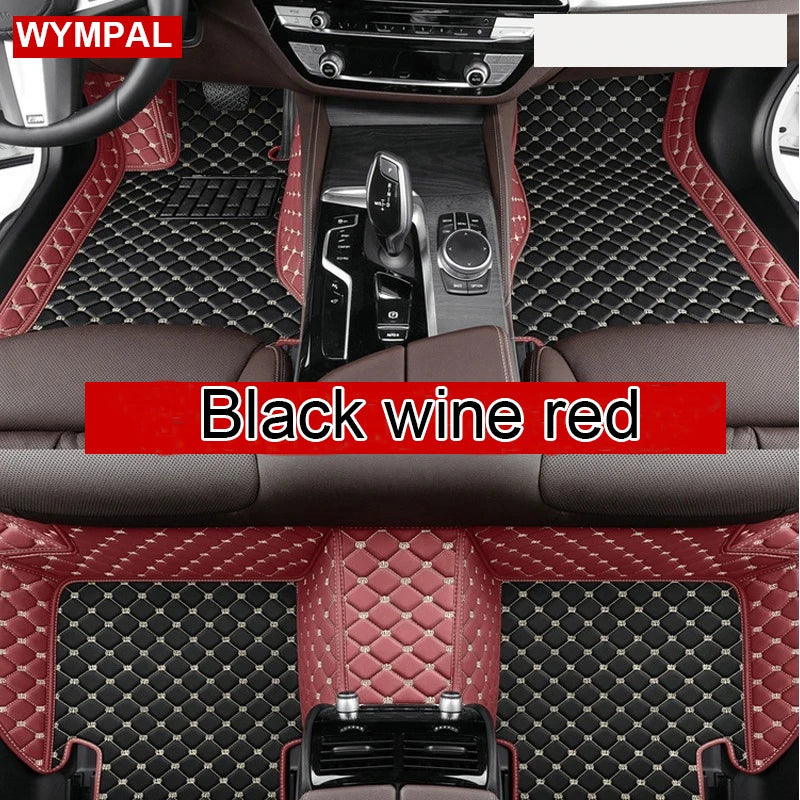Car Floor Mat For Kia Ceed Jd 2014 2015 2016 2017 2018 2019 2020 Man Non-Slip Luxury Woman Foot Pad Auto Interior Rugs Accessory