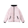 Fashion Pink Ski Suit Set Women Winter Hooded Zipper Pockets Padded Jacket Pants Suit Lady New Casual Holiday Warm Outwear 2026