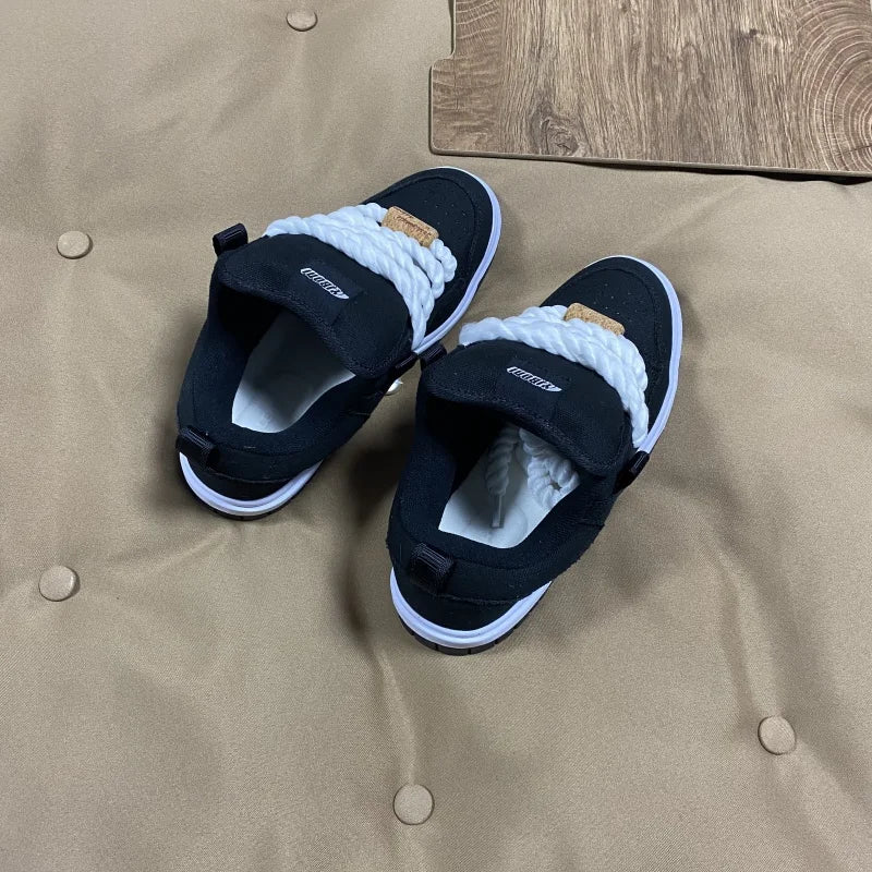 Black Loafers, Large Size Shoes, Men's Simple and Stylish Casual Shoes, Breathable Men's Shoes, Versatile Casual Sneakers