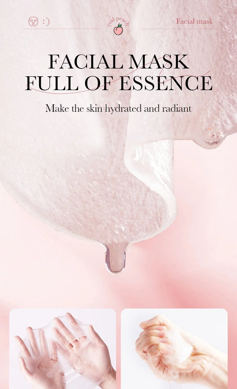 3/9/15pcs SADOER Milk Fruits Facial Masks Vitamin C Avocado Moisturizing Whitening Anti Wrinkle Face Sheet Masks Skin Care