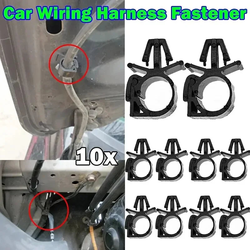 10PCS Universal Car Wiring Harness Fasteners Cable Clips And Buckles for Secure Wire Organization And Fixing