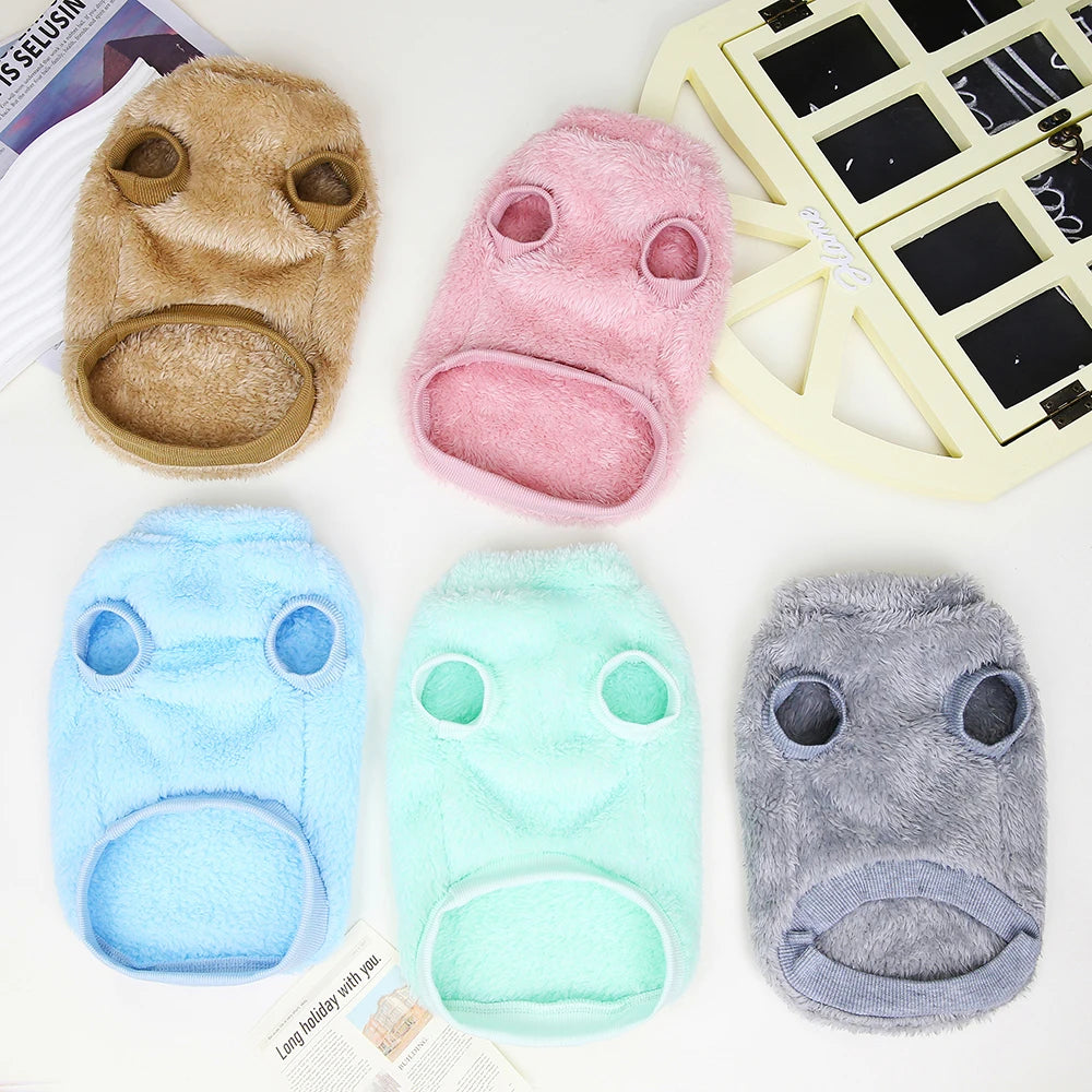 Warm Fur Dog Clothes 2026 Puppy Dogs Winter  Clothes Pet Clothing Soft Fleece Small Dogs Outfit Sweater Jacket Coat Chihuahua Yorkie