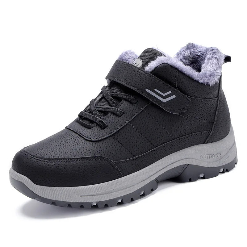 2026 Winter Casual Men Shoes Snow Booties Non-slip Ankle Boots Fur Shoes Botas Waterproof  Outdoor Men Work Ankle Boots Footwear