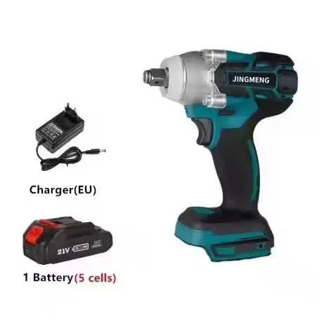 Wrench 1/2Inch Power Tools 2 In 1 Brushless Cordless Wrench LED Light Adapt To Makita Battery 21V Brushless Electric Impact