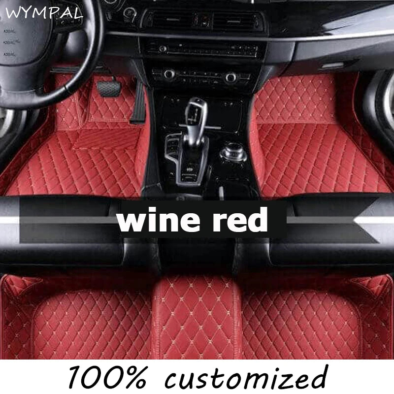 Car Floor Mat For Kia Ceed Jd 2014 2015 2016 2017 2018 2019 2020 Man Non-Slip Luxury Woman Foot Pad Auto Interior Rugs Accessory