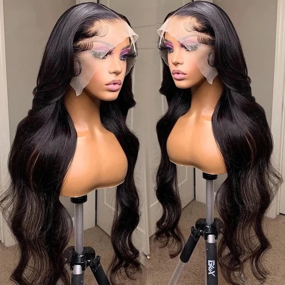 Body Wave 360 Lace Frontal Human Hair Wig Pre Plucked Wigs Brazilian Transparent 13x4 13x6 Lace Wig For Black Women Bling Hair