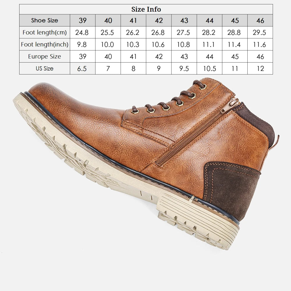 2026 New Men's Winter Shoes Warm Comfortable Non-Slip Men Winter Boots