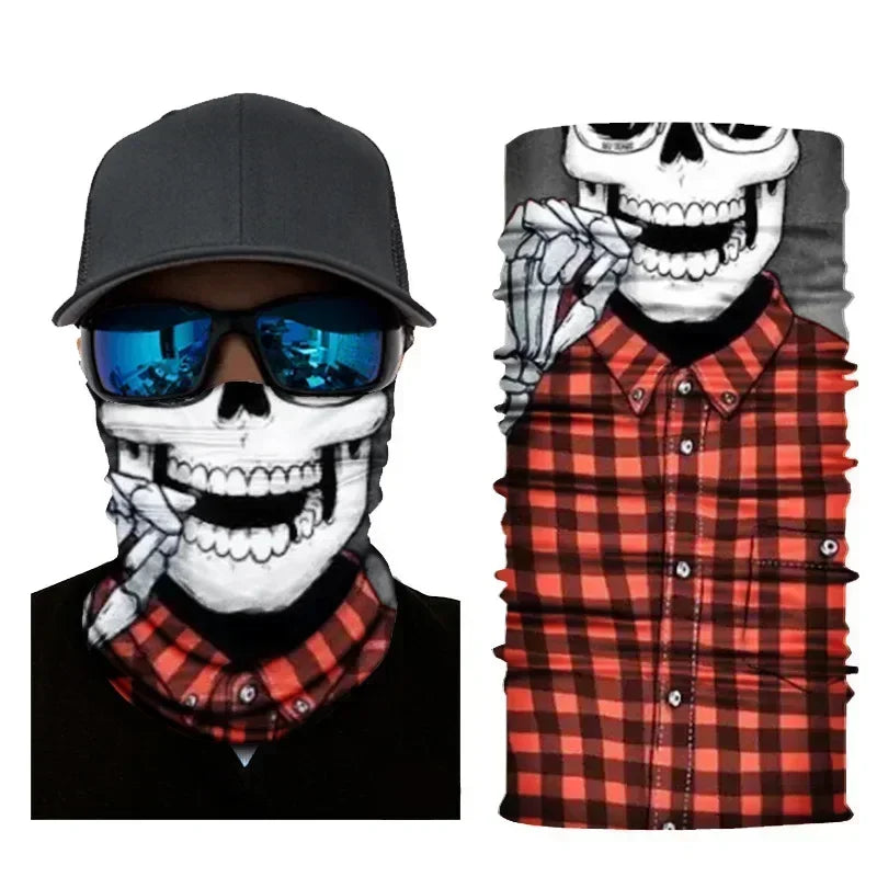3D Fashion Cycling Face Mask Riding Scarf Breathable Seamless Neck Gaiter Women Bandana Headwear Headband Snood Ski Masks