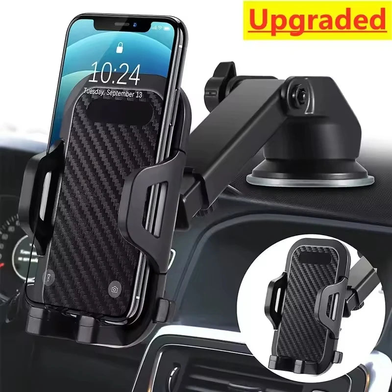 Gravity Car Phone Holder Dashboard Suction Cup Stand Auto Bracket For All Smartphones Mobile Cell Support In Car Mount