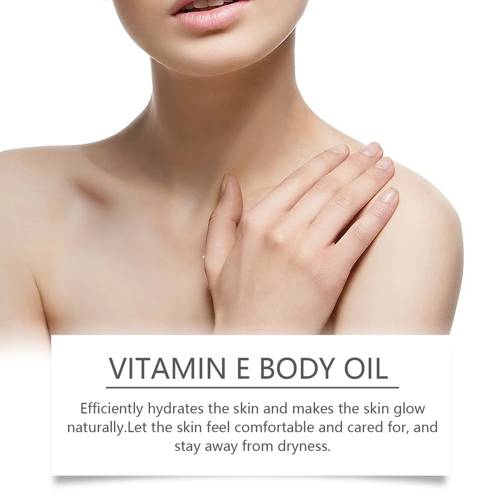 Vitamin E Body Care Oil Massage Spa Long-Lasting Fragrance Lifting Tighten Weight Loss DIY Smoothing Skin Essential Oils 100ml