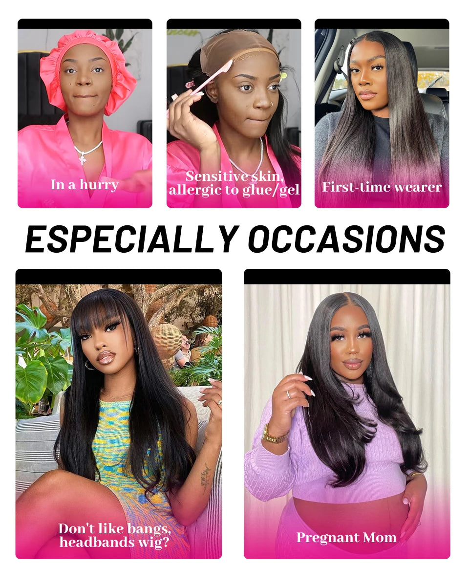 ISEE Hair Wear Go 7x5 Glueless HD Afro Kinky Curly Lace Front Wig Human Hair Transparent Deep Curly Wigs Pre Cut PrePlucked