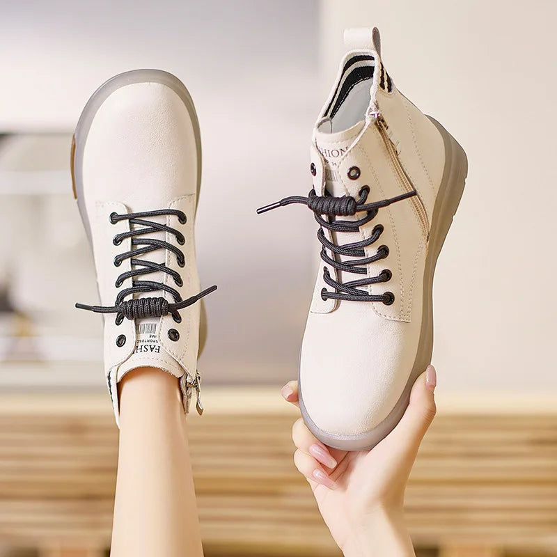 Winter Women's Boots Soft Flat-soled Women's Boots Comfortable Warm Women Snow Boots Shoes for Women Zapatos Mujer