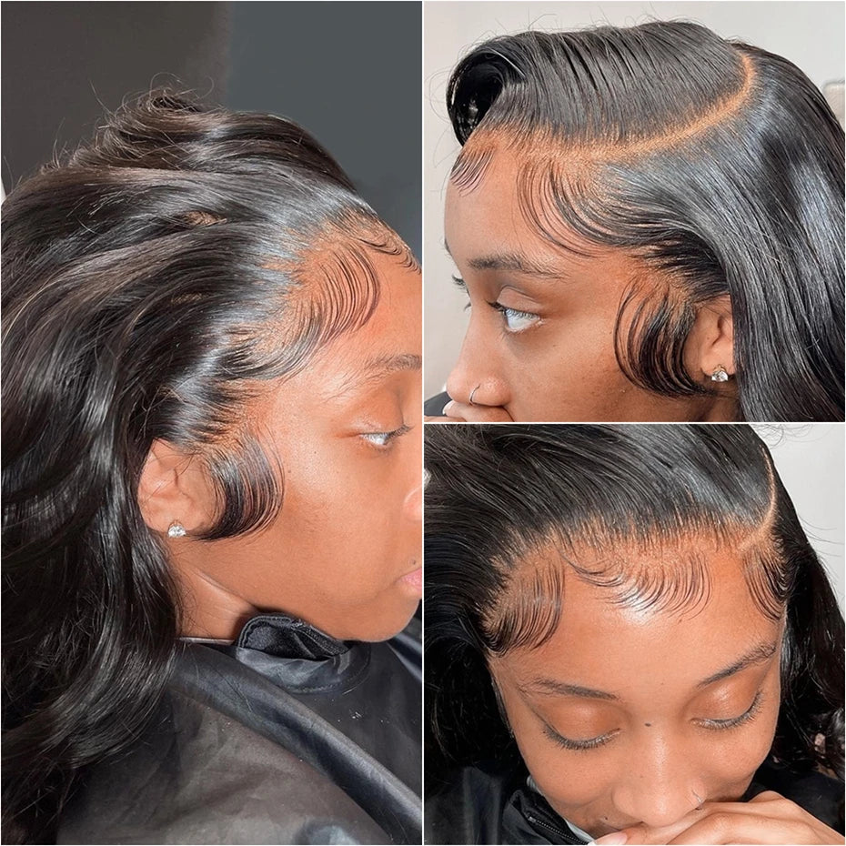 Body Wave 360 Lace Frontal Human Hair Wig Pre Plucked Wigs Brazilian Transparent 13x4 13x6 Lace Wig For Black Women Bling Hair