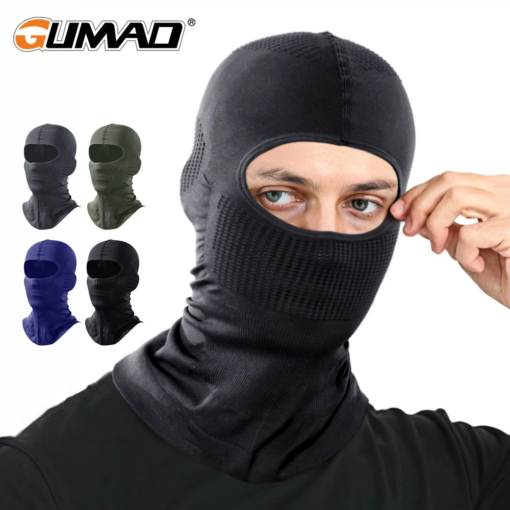 Breathable Sports Balaclava Hat Full Face Cover Quick-dry Masks Windproof Scarf Cycling Hiking Running Motorcycle Bike Headgear
