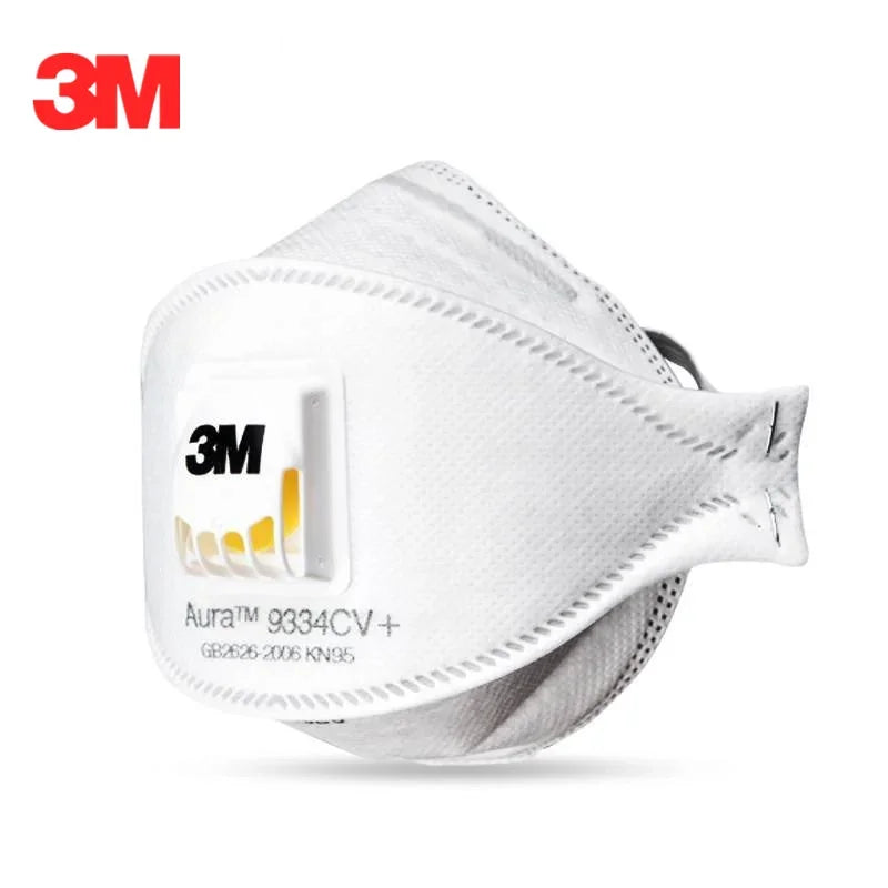 3M 9334CV Face Mask Aura Mascarilla Dust KN95 Mouth Masks Protective Filter Dust-proof Anti-fog Safety 3M Mascarillas