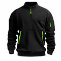 autumn winter Half-zipper stand collar Sweatshirts man and woman Solid Color Fleece Pullover Daily leisure tops Men Sweatshirt