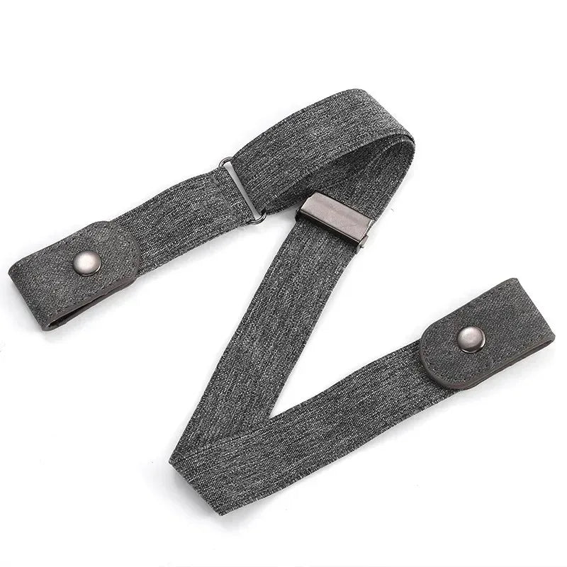Adjustable Stretch Belt No Buckle Invisible Belt for Women Men Jeans Easy Wear Unisex Elastic Waistband designer belt