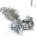Venetian Masquerade Party Mask Feather Masks Halloween Indian Cosplay Costumes Women Eye Mask Bar Nightclub Half Face Mask