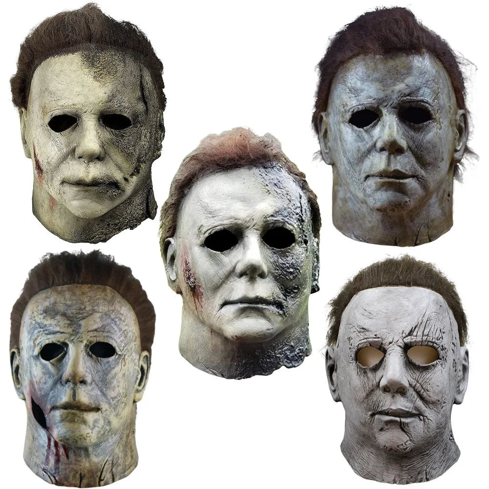 Costume Mask Horror Michael Myers Mask Realistic Creative Killer Mask Latex Halloween Masks Cosplay