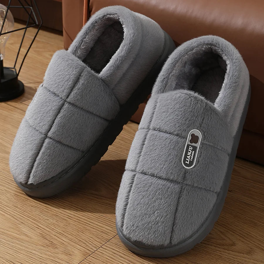 Men's's winter shoes 2026 Indoors casual large-sized cheap shoes clearance free shipping thermal insulation lining slip-resistan
