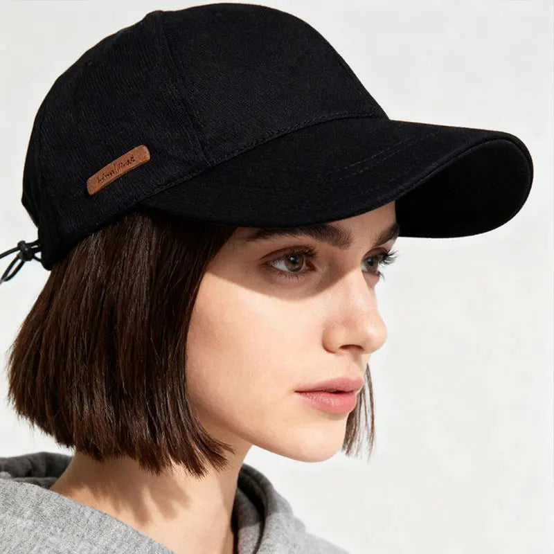 Fashionable Wide-Brim Visor Cap for Sun Protection