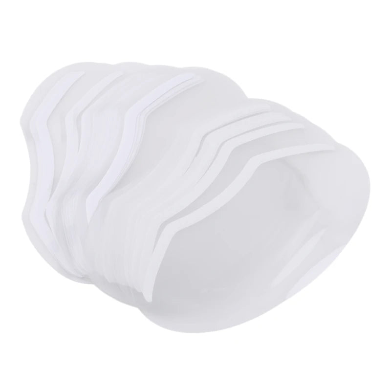 50Pcs/Set Hair Salon Hairspray Masks Cutting Coloring Face Protecting Barber SuppliesTransparent Disposable Plastic Face Shield﻿