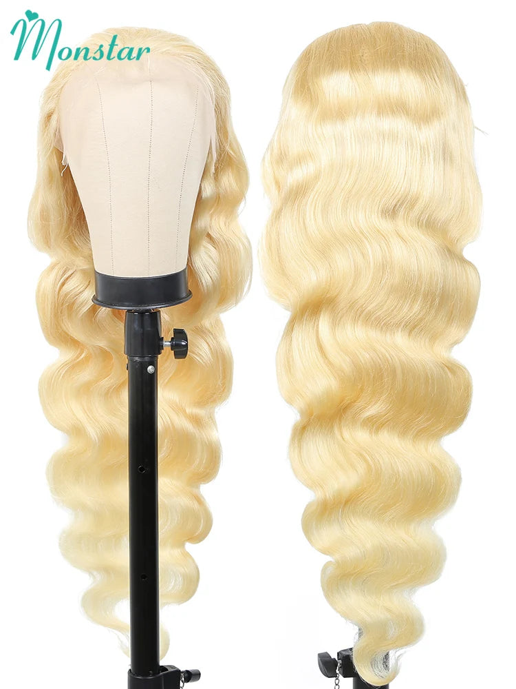 360 Lace Frontal Wig 13x4 13x6 613 Blonde Body Wave Lace Front Wig Pre plucked Transparent Brazilian Human Hair Lace Frontal Wig