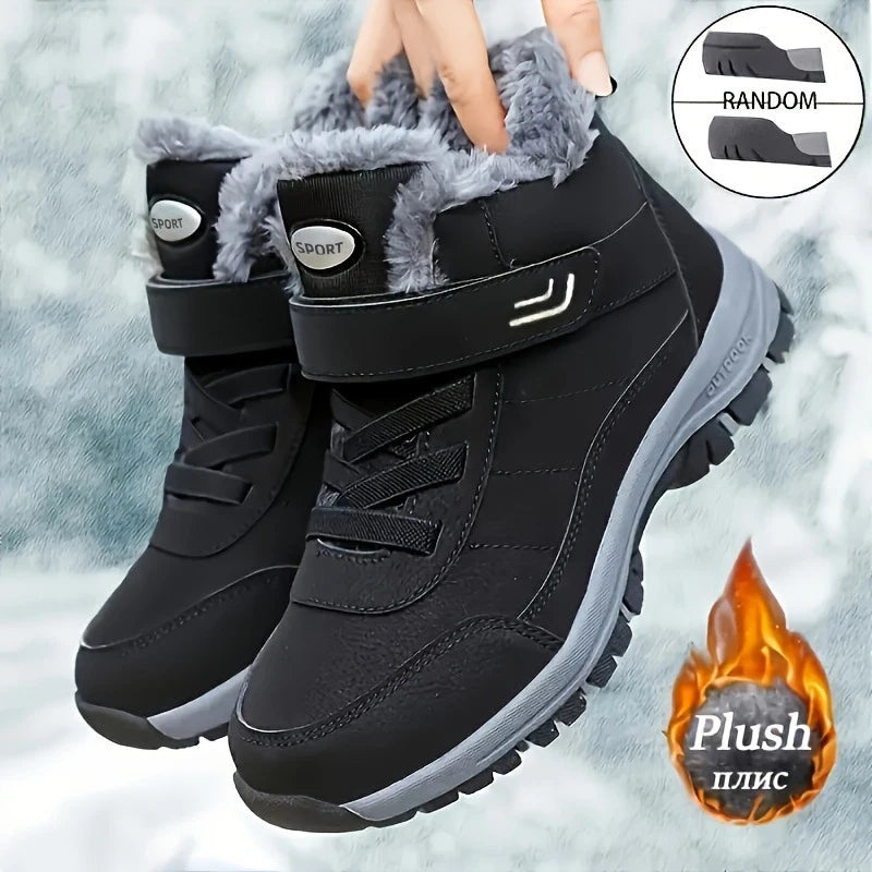 2026 Winter Casual Men Shoes Snow Booties Non-slip Ankle Boots Fur Shoes Botas Waterproof  Outdoor Men Work Ankle Boots Footwear