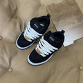 Winter Black Loafers, Thick-Soled Large Size Shoes for Men, Fashionable Casual Shoes, Breathable Trendy Shoes, Versatile Sneakers for Men