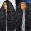 230% Curly Deep Water Wave 13x4 HD Lace Front Wigs PrePlucked Brazilian 100% Human Hair 13x6 Lace Frontal Closure Wig 32 34 Inch