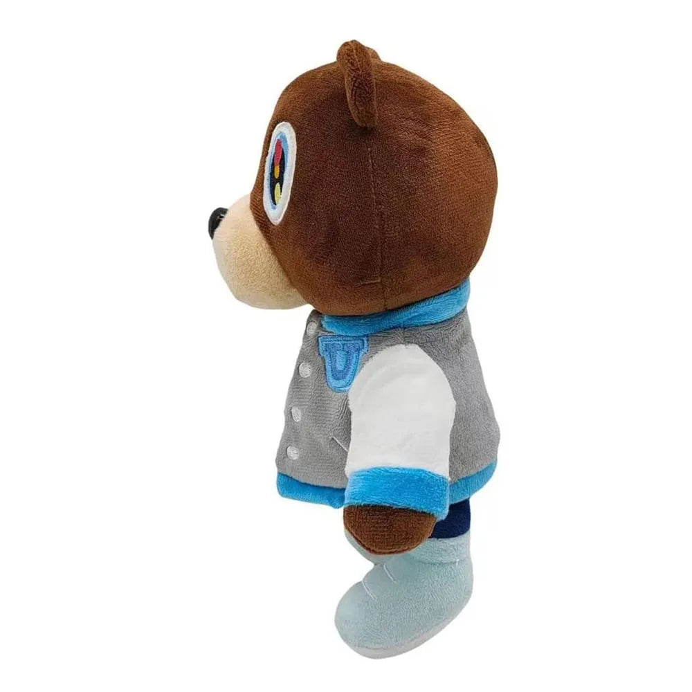 1pcsCute Kanye Dropout Bear Plush Dolls Kanye West Graduation Soft Stuffed Home Room Decor Dolls For Kid Birthday Christmas Gift