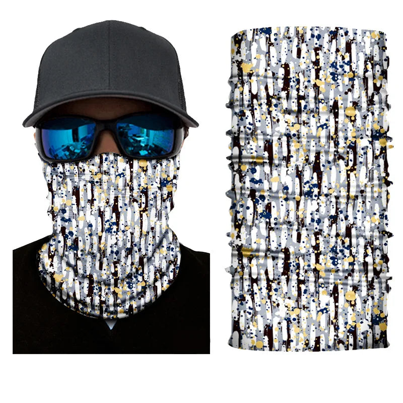 3D Fashion Cycling Face Mask Riding Scarf Breathable Seamless Neck Gaiter Women Bandana Headwear Headband Snood Ski Masks