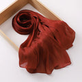 Premium Chiffon Hijabs For Woman Soft Long Turban Veil Scarves Muslim Hijab Shawls Islam Women Head Wraps Accessoires Ramadan