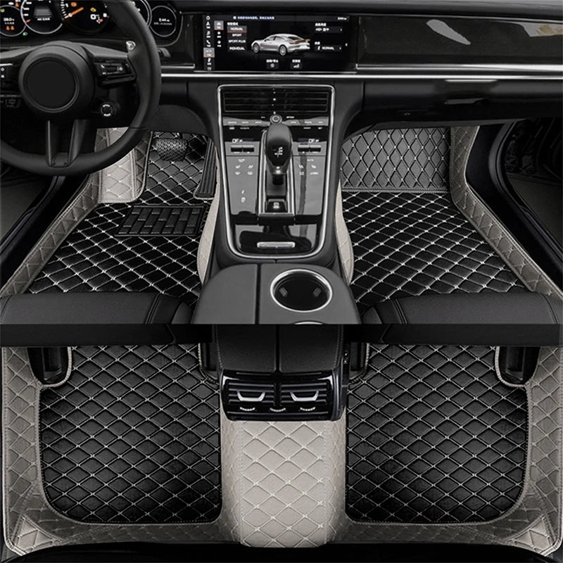 Car Floor Mat For Kia Ceed Jd 2014 2015 2016 2017 2018 2019 2020 Man Non-Slip Luxury Woman Foot Pad Auto Interior Rugs Accessory
