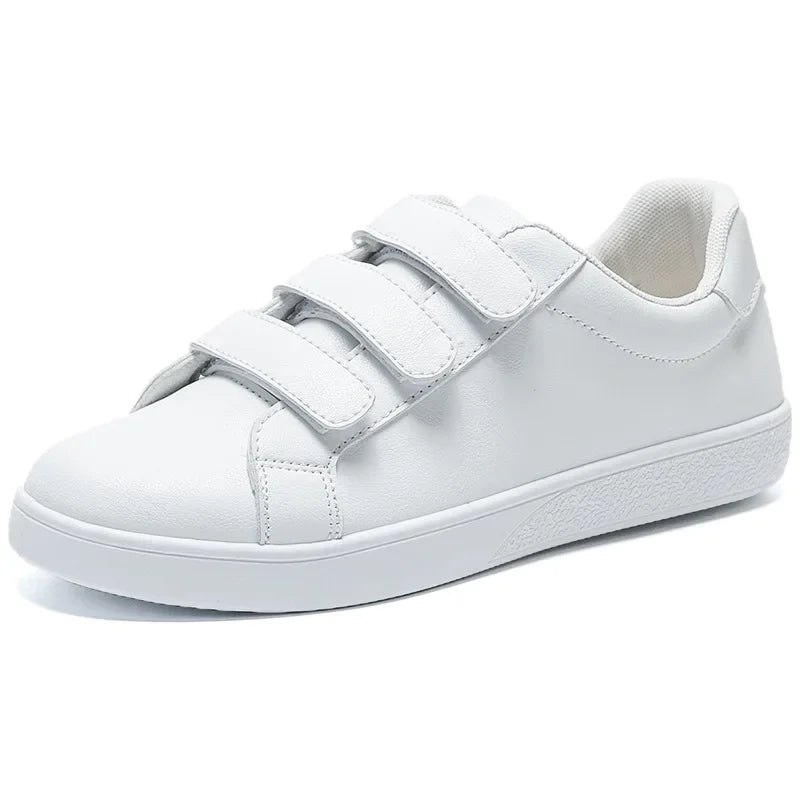 New Spring and Autumn Men's White Shoes Fashionable Student Board Shoes Men's Casual Leather Shoes