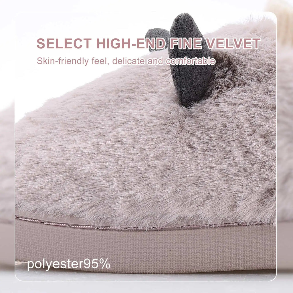 Heated Feet Warmer USB Foot Warmers Winter Shoes Plush Cute Removable And Washable Slippers