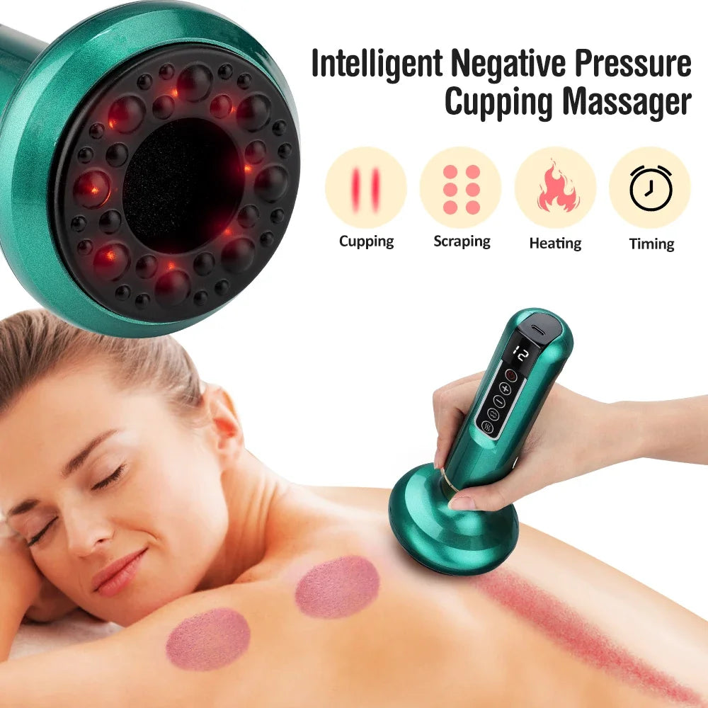 Handheld Body Fat Massager Cellulite Massager Adjustable Body Guasha Contouring & Sculpting Machine For Belly Cellulite Suction