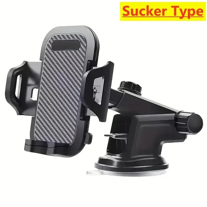 Gravity Car Phone Holder Dashboard Suction Cup Stand Auto Bracket For All Smartphones Mobile Cell Support In Car Mount