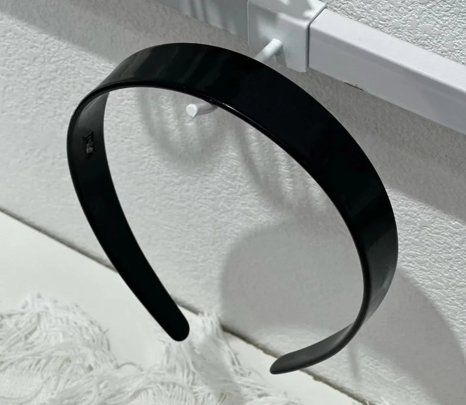 Retro Wide-Brimmed Acetate Headband Women New Summer Hair Fixer Face Wash Hair Band Fashion High Sense Hairhoop Hair Ornaments