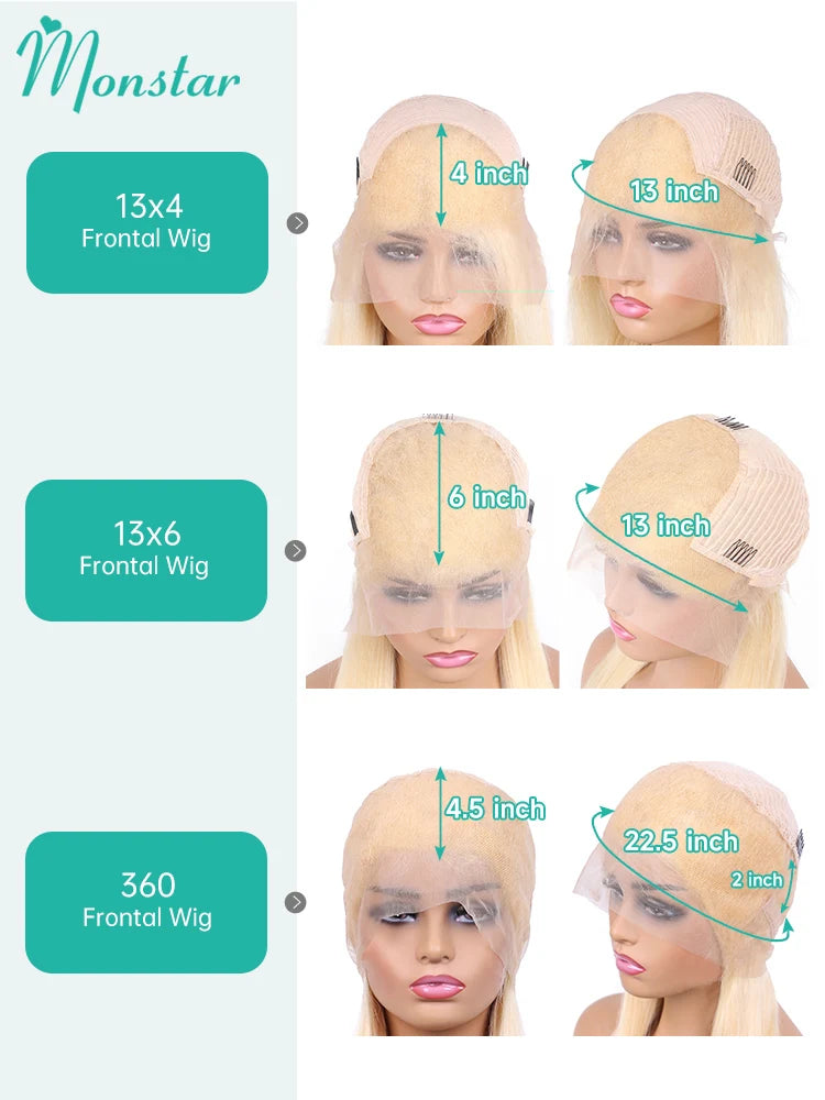 360 Lace Frontal Wig 13x4 13x6 613 Blonde Body Wave Lace Front Wig Pre plucked Transparent Brazilian Human Hair Lace Frontal Wig