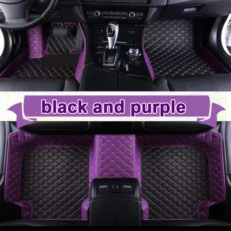 Car Floor Mat For Kia Ceed Jd 2014 2015 2016 2017 2018 2019 2020 Man Non-Slip Luxury Woman Foot Pad Auto Interior Rugs Accessory